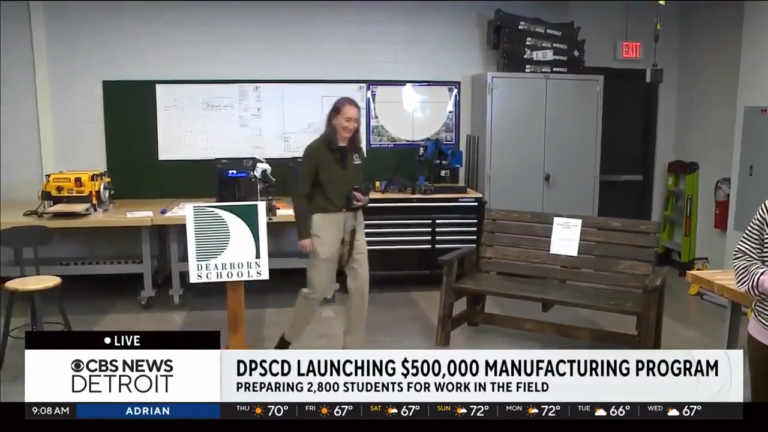CBS Detroit: Detroit Public Schools Community District & GM Launch $500K Manufacturing Program