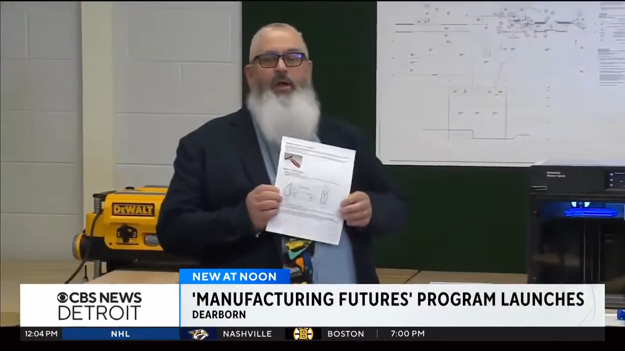 CBS Detroit: Empowering Detroit Students: $500K Manufacturing Futures Program