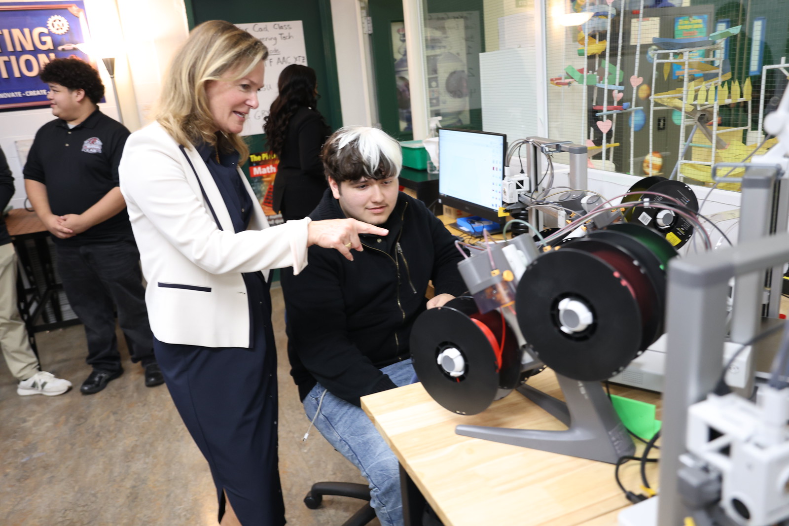 Opening of the Ford Future Builders Lab at Western International High School, October 14